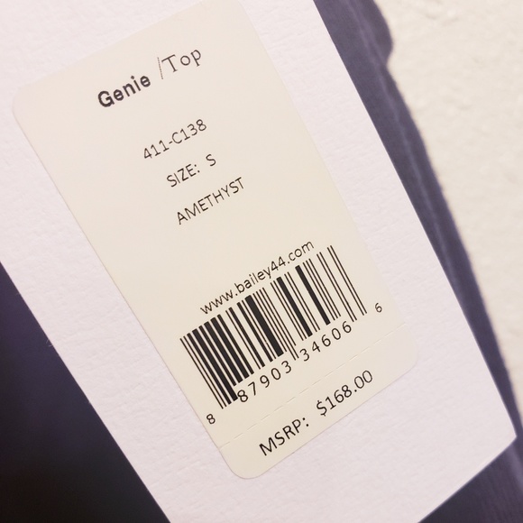 bailey 44 purple genie top anthropologie - Picture 4 of 5